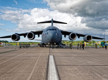 A Boeing C-17A Globemaster III, 97 -0046 of the USAF 315th Airlift Wing