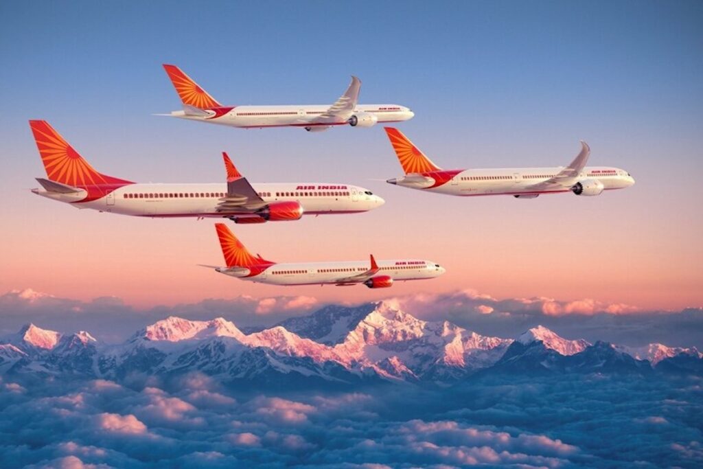 Boeing NYSE BA and Air India today announced the carrier has selected Boeings family of fuel efficient airplanes to expand its future fleet with plans to invest in 190 737 MAX 20 787 Dreamliner and 10 777X airplanes