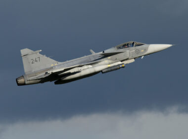 Saab JAS-39 Gripen fighter jet