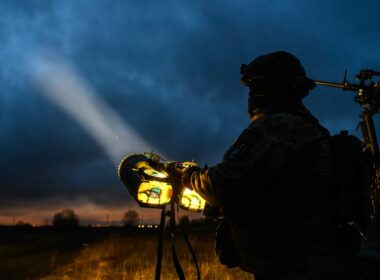 Ukrainian air defense unit near Kyiv